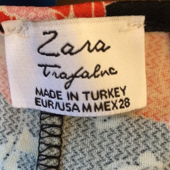 Zara Trafaluc Floral Summer Dress. Size Medium. D1/A347 - Picture 4 of 5